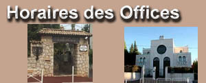 Horaires des offices synagogue antibes juan les pins